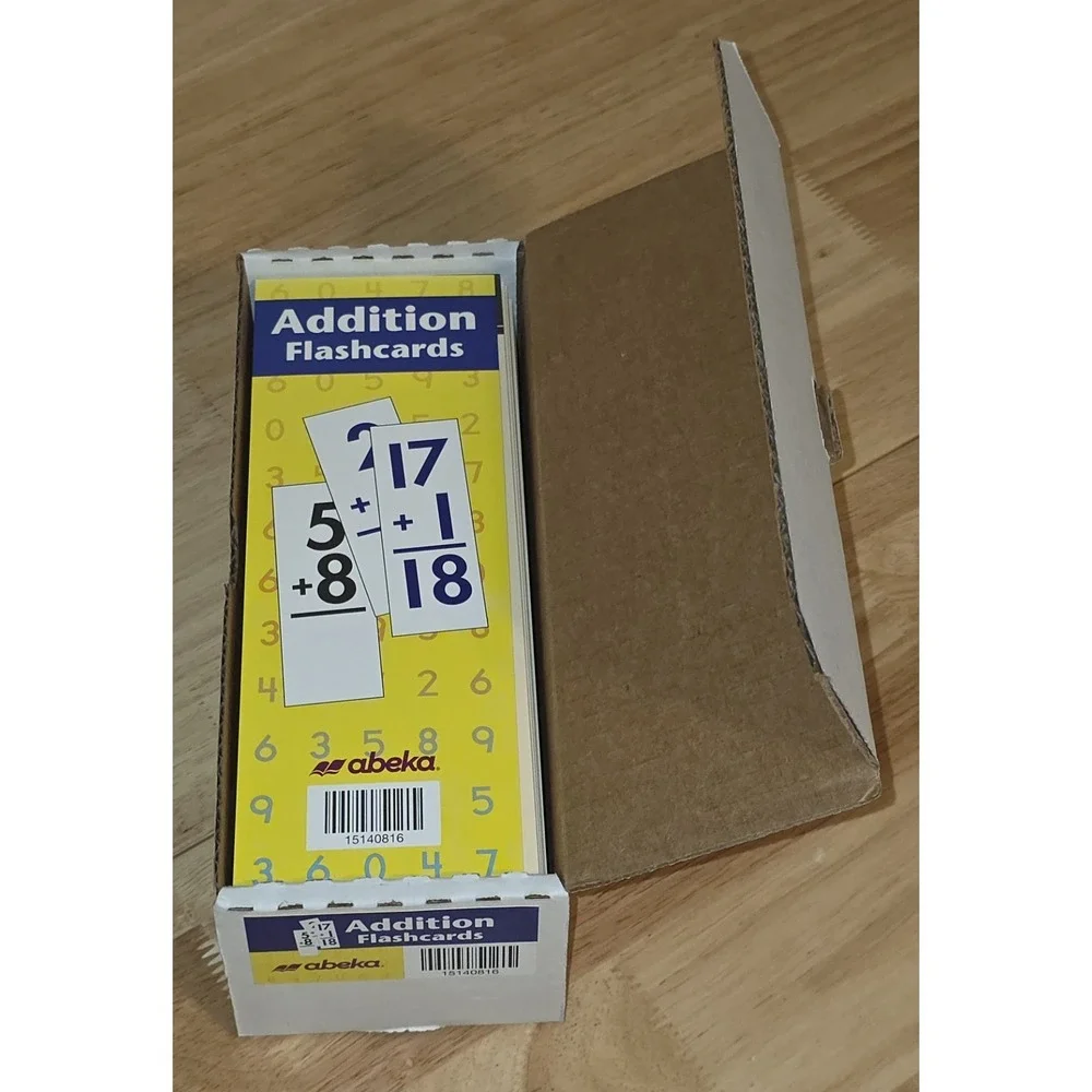 Abeka‎ Addition Flashcards New/Open Box B-4526